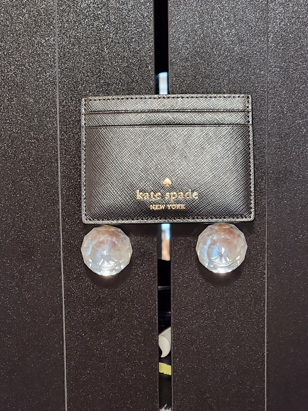 Kate Spade-Saffiano Leather Bl ID Card Holder Wallet. NWT/ MSRP= $89